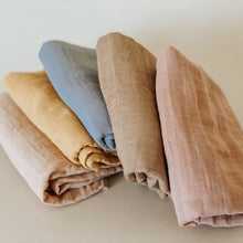 Load image into Gallery viewer, Organic Double Gauze Swaddle | Solid Colors