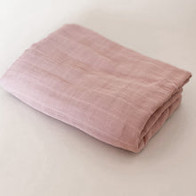 Load image into Gallery viewer, Organic Double Gauze Swaddle | Solid Colors
